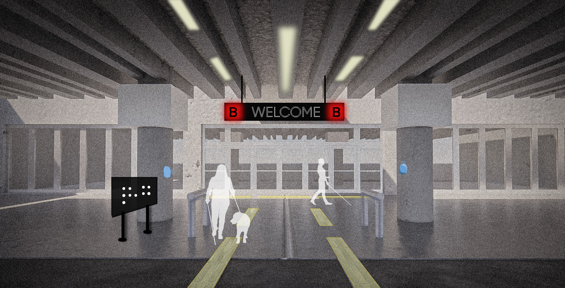 Entry threshold — arrival into Terminal B