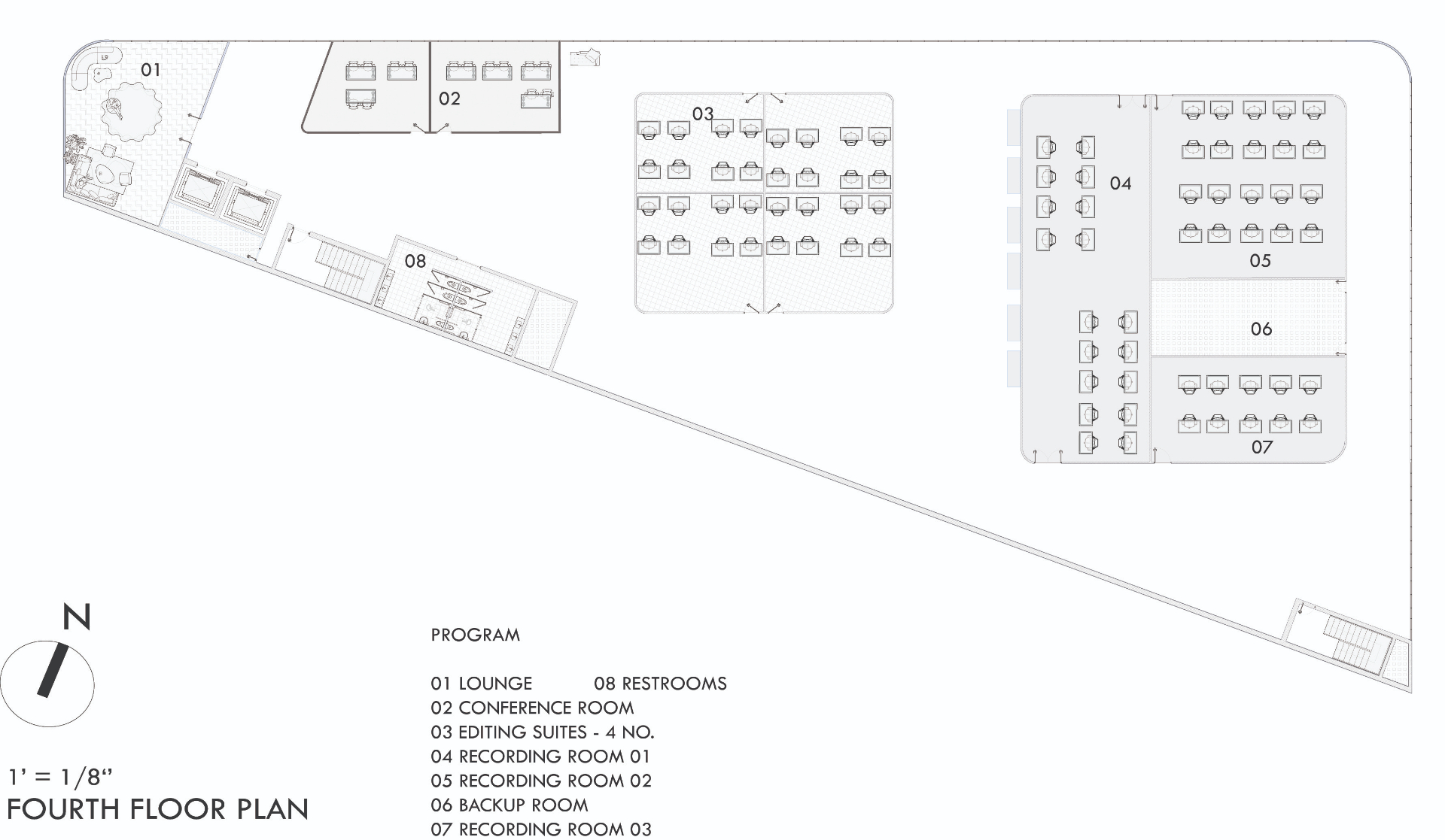 Fourth floor plan