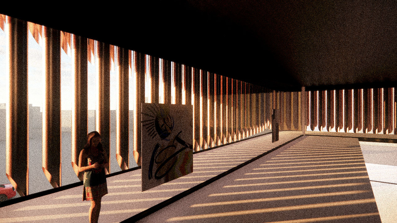 Gallery corridor